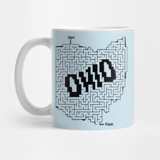 Ohio Maze Puzzle Mug